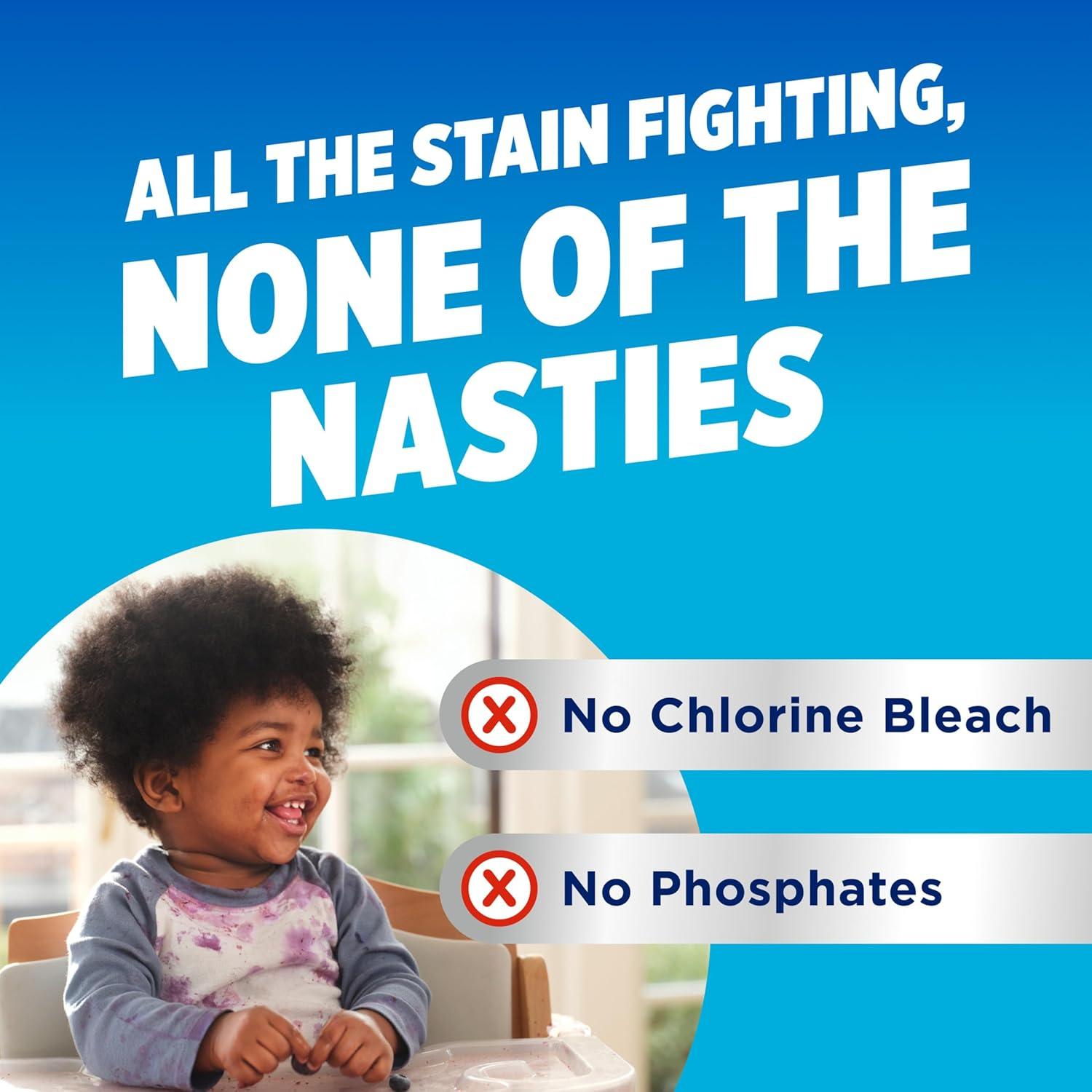 image:imageOxiClean Max Force Advanced Stain Remover Power Paks ColorSafe BleachFree Kids and Baby Essential Use with Detergent to Remove Messy Stains like Berries Juice Mud Grass 24 Count