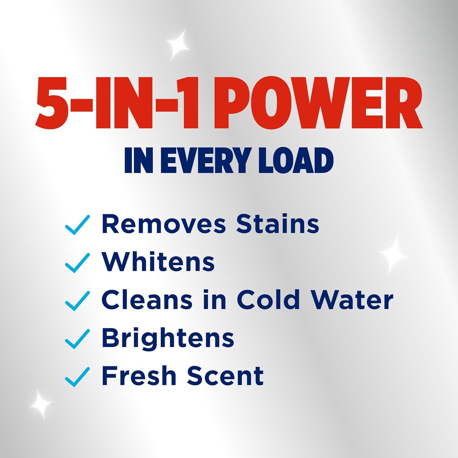 image:imageOxiClean Max Force Advanced Stain Remover Power Paks ColorSafe BleachFree Kids and Baby Essential Use with Detergent to Remove Messy Stains like Berries Juice Mud Grass 24 Count