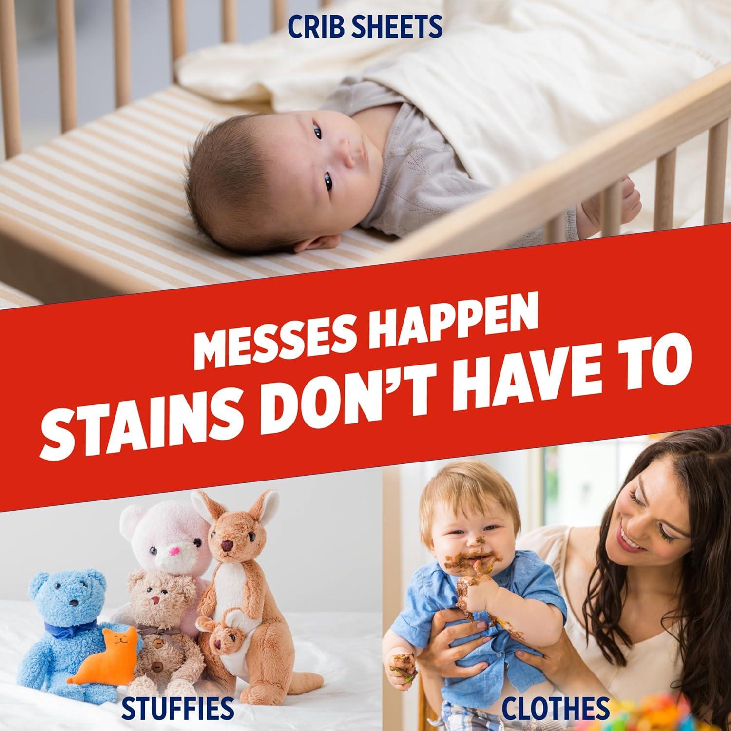 image:imageOxiClean Max Force Laundry Stain Remover Spray Newborn amp Baby Essentials Stain Treater 12 fl oz 3Pack12 Fl Oz Pack of 3