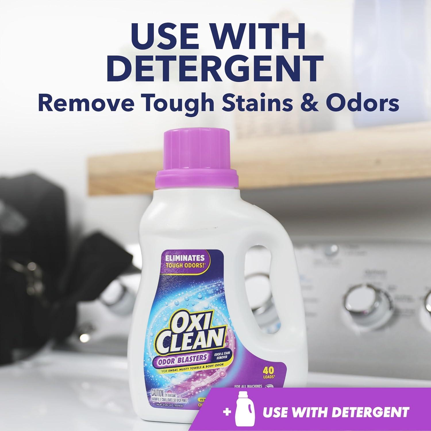 image:imageOxiClean Odor Blasters Odor and Stain Remover Laundry Booster Liquid 50 fl oz50 Fl Oz Pack of 1