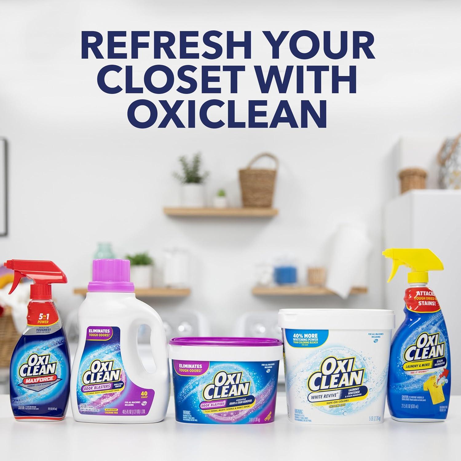 image:imageOxiClean Odor Blasters Odor and Stain Remover Laundry Booster Liquid 50 fl oz50 Fl Oz Pack of 3