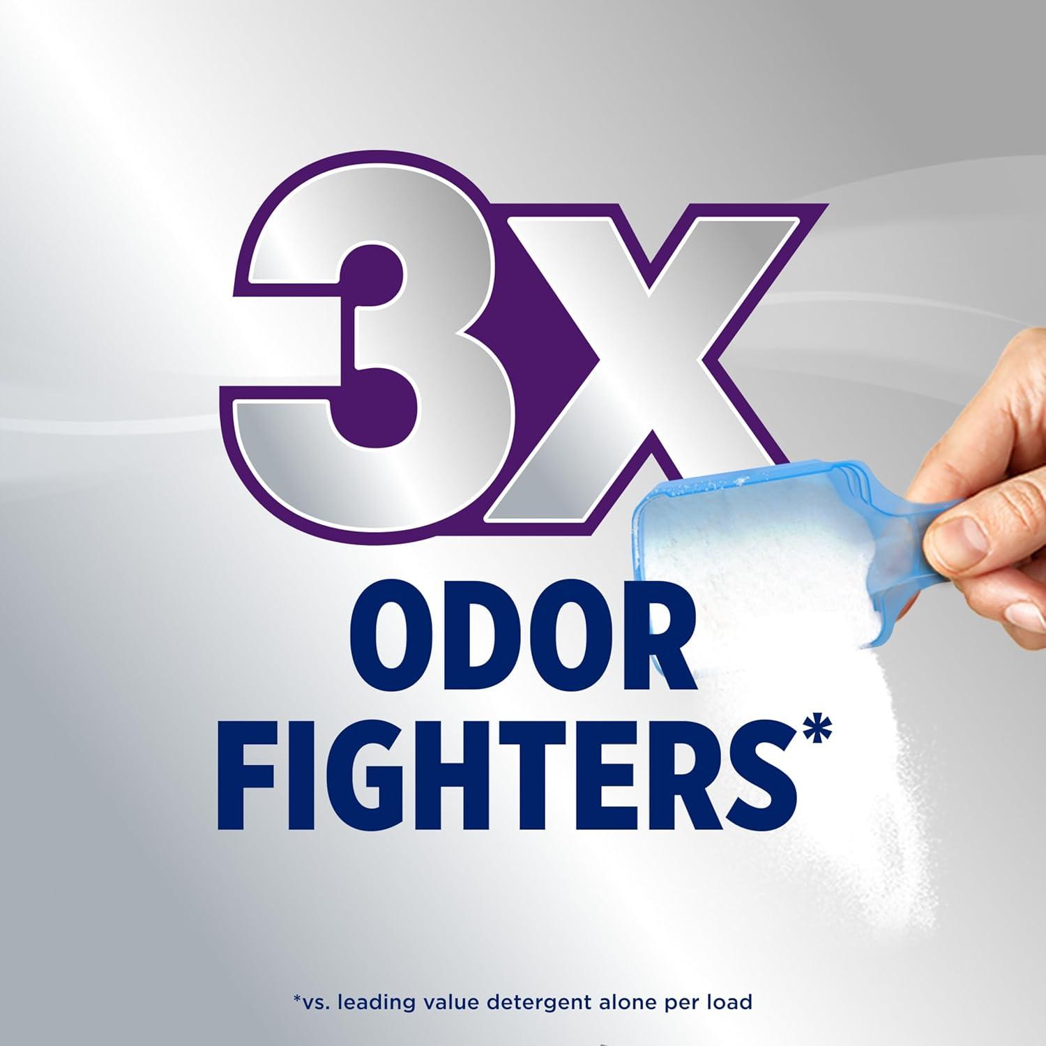 image:imageOxiClean Triple Action Odor Blasters Removes Stains and Eliminates Tough Odors Stain Remover Powder Use with Detergent ColorSafe and ChlorineFree 4 Lbs Pack of 1104 Ounce Pack of 1