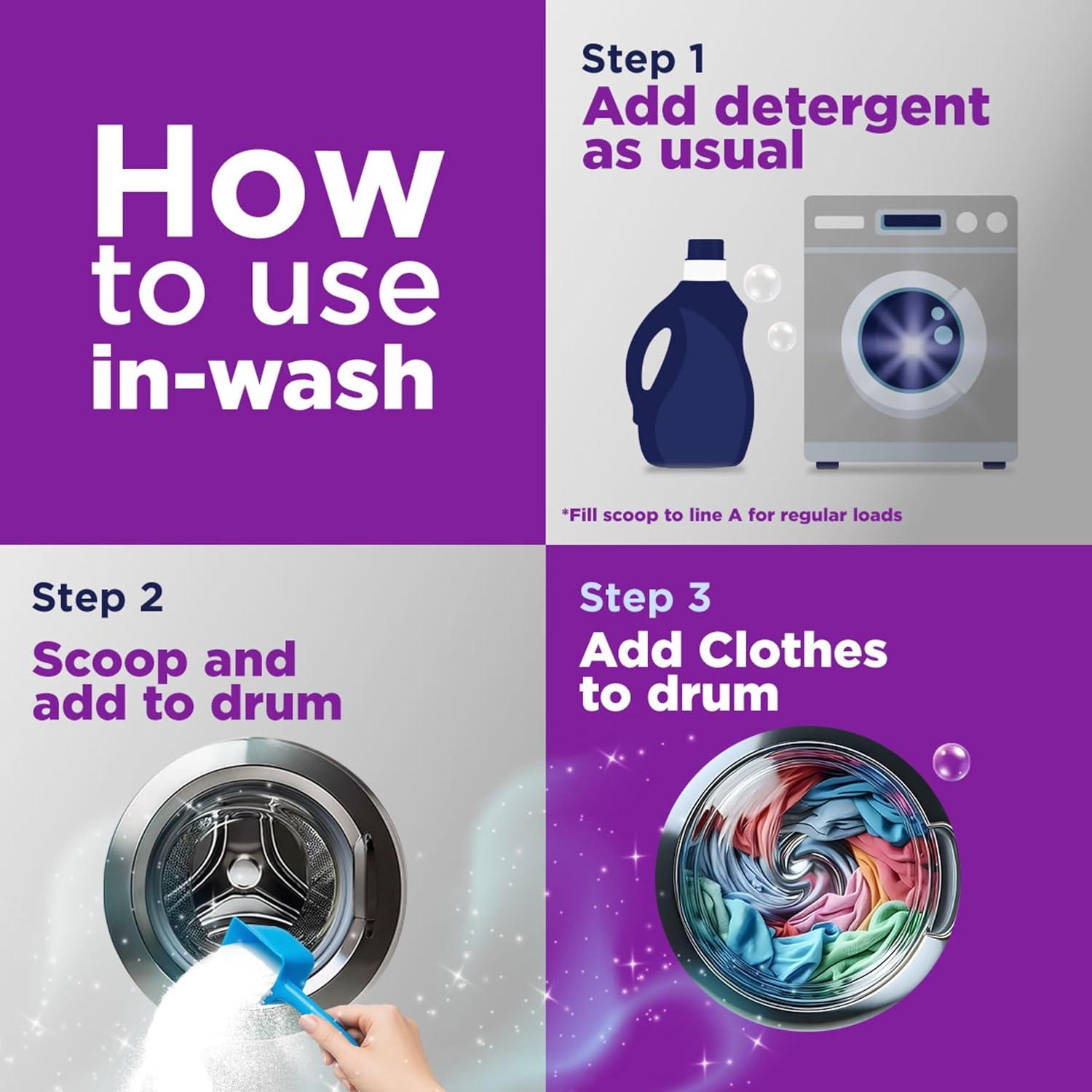 image:imageOxiClean Triple Action Odor Blasters Removes Stains and Eliminates Tough Odors Stain Remover Powder Use with Detergent ColorSafe and ChlorineFree 4 Lbs Pack of 164 Ounce Pack of 1