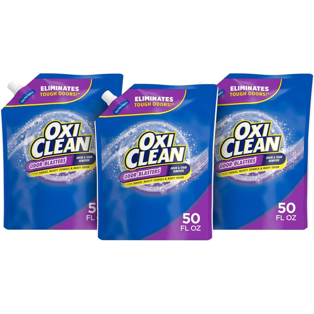 image:imageOxiClean Odor Blasters Odor and Stain Remover Laundry Booster Liquid 50 fl oz50 Fl Oz Pack of 3