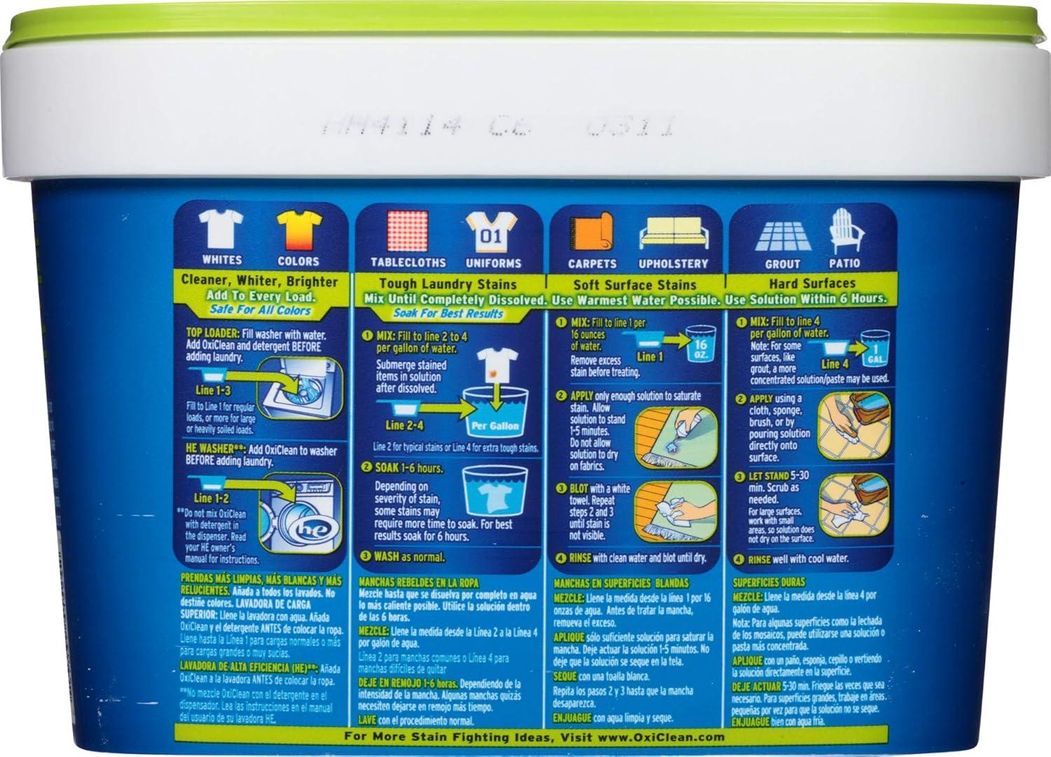 image:imageOxiClean Free Versatile Stain Remover Powder 3 lbUnscented