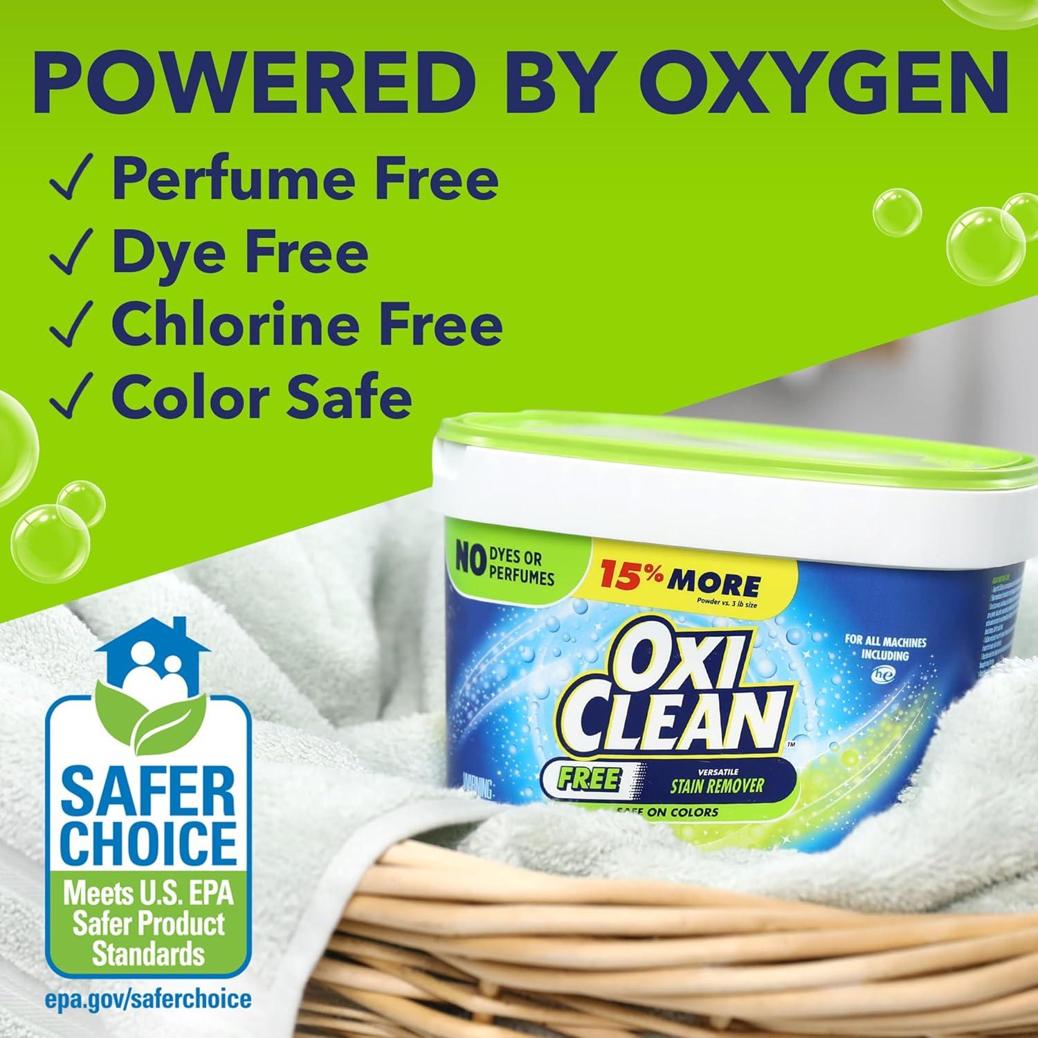 image:imageOxiClean Free Versatile Stain Remover Powder 3 lbUnscented