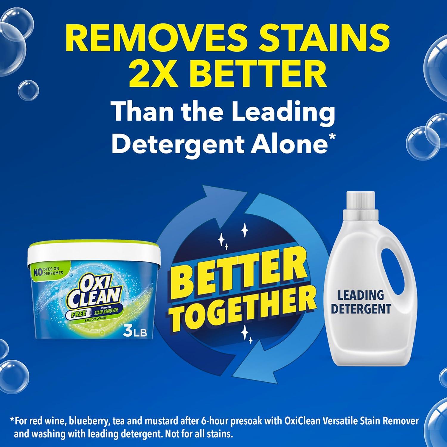 image:imageOxiClean Free Versatile Stain Remover Powder 3 lbUnscented