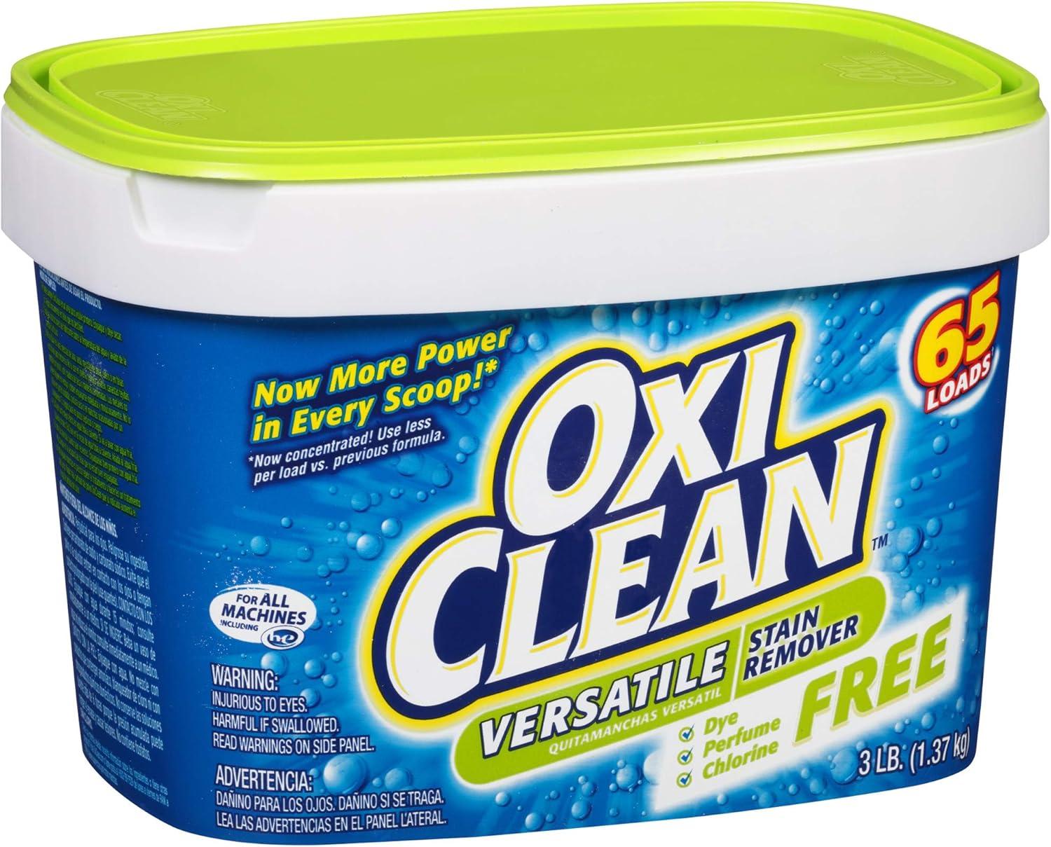 image:imageOxiClean Free Versatile Stain Remover Powder 3 lbUnscented
