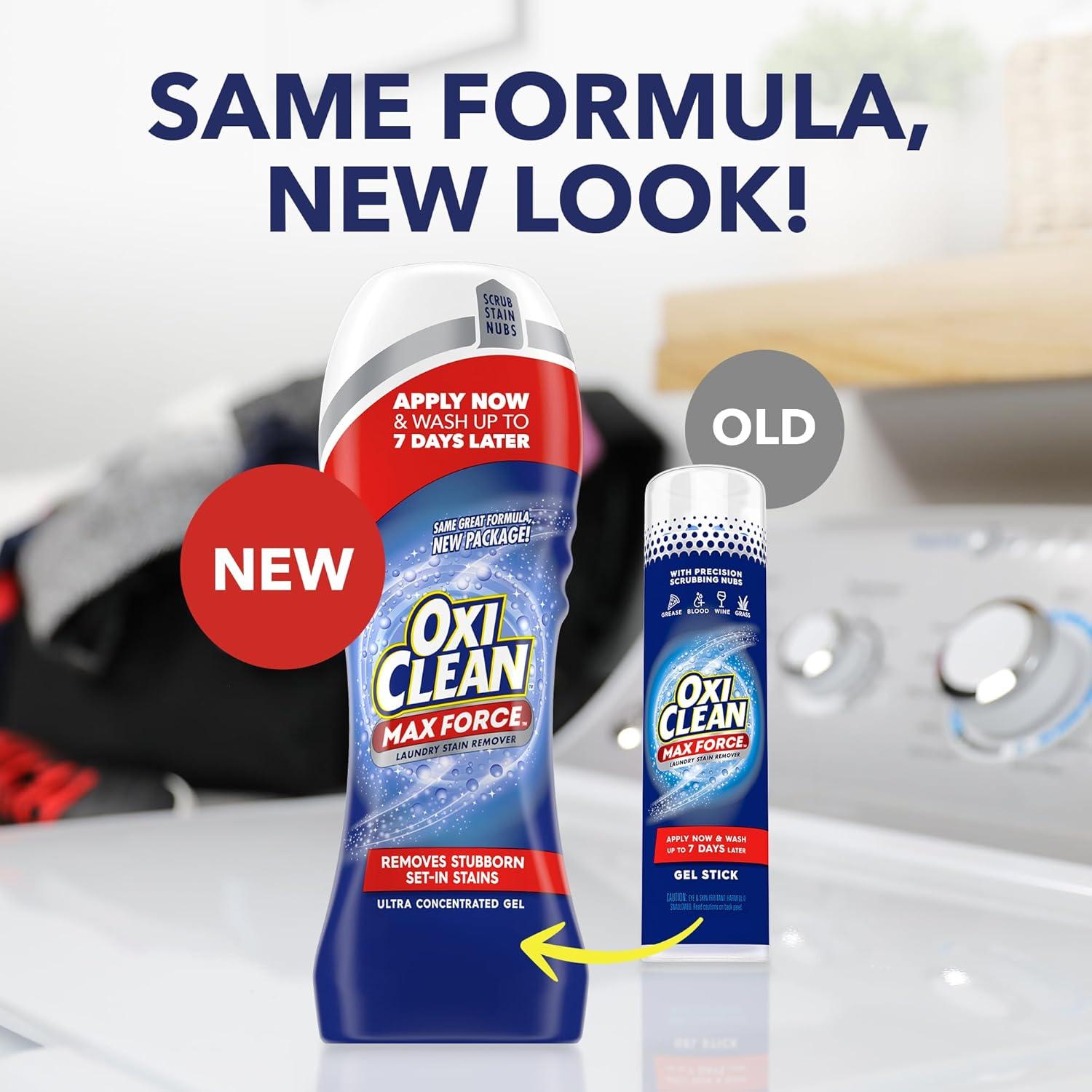 image:imageOxiClean Max Force Laundry Stain Remover Gel Stick 62 fl oz