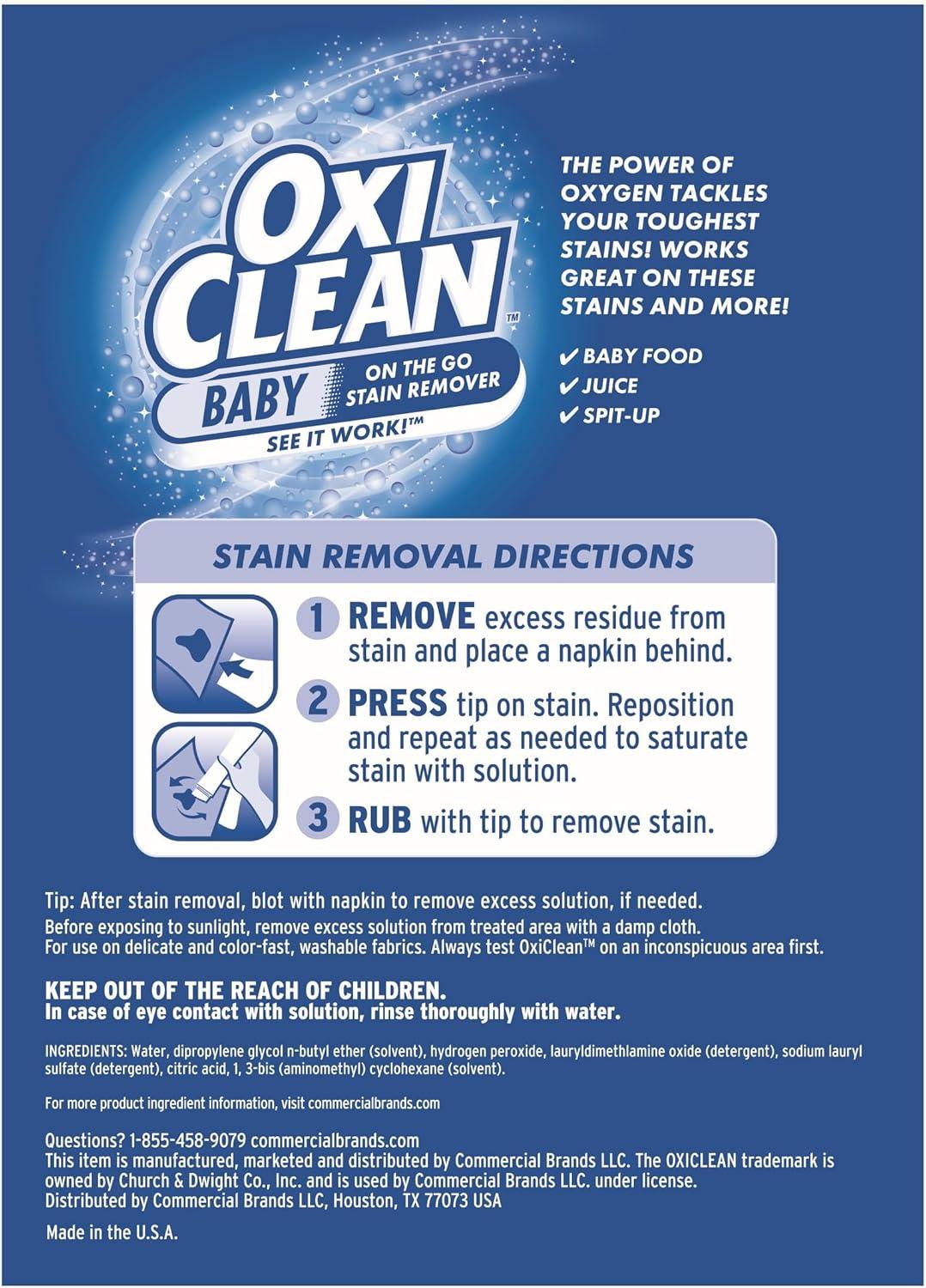 image:imageOxiClean Versatile Stain Remover Baby Stain Soaker 3 lb48 Ounce Pack of 1