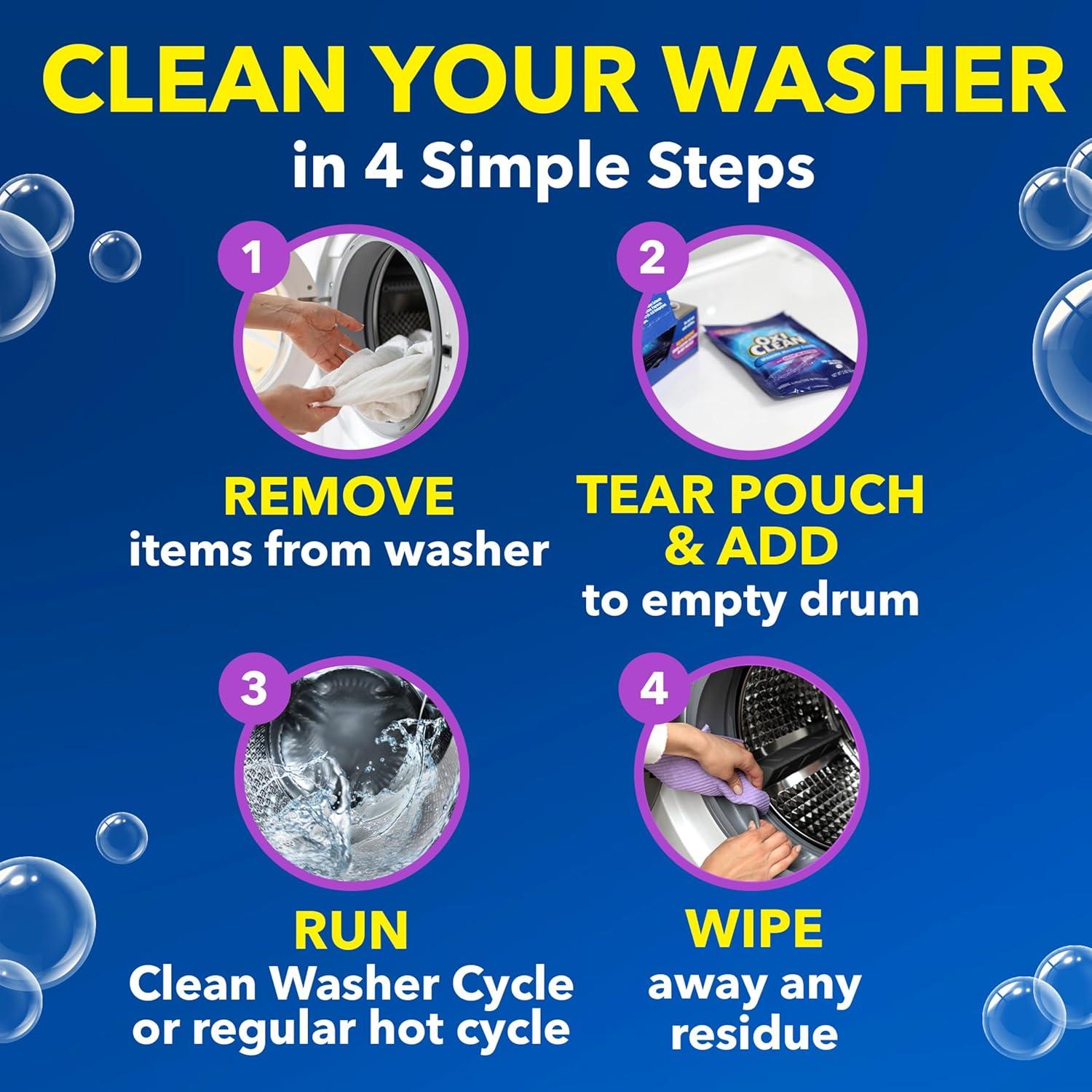 image:imageOxiClean Washing Machine Cleaner with Odor Blasters 4 Count