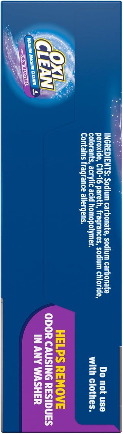 image:imageOxiClean Washing Machine Cleaner with Odor Blasters 4 Count